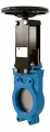 Задвижки шиберные VALSTOK VAB-013-01-HW(N)-NBR чугунные, межфланцевые, штурвал, с невыдвижным штоком
