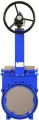 Задвижки шиберные VALSTOK VAB-013-01-R(N)-NBR чугунные, межфланцевые, редуктор, с невыдвижным штоком